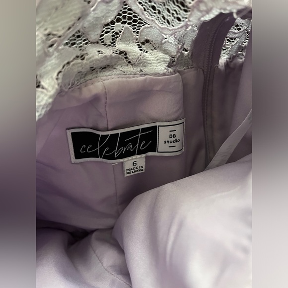 David’s Bridal bridesmaid gown in color Iris - Picture 4 of 7